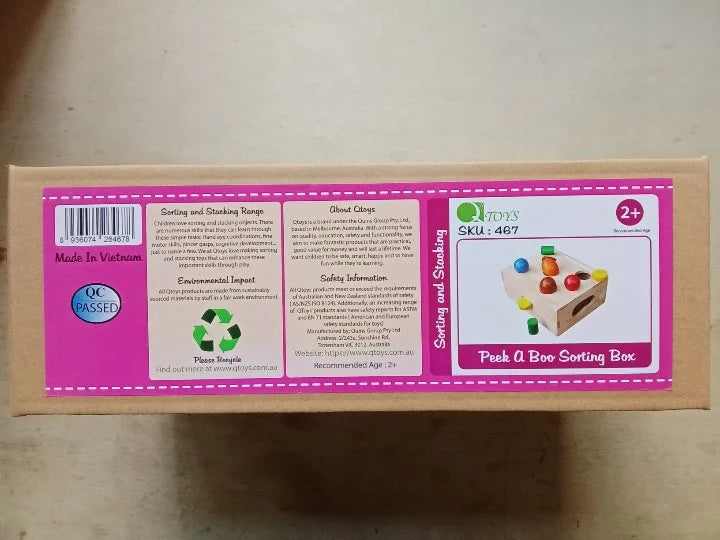 Peek a Boo Sorting Box